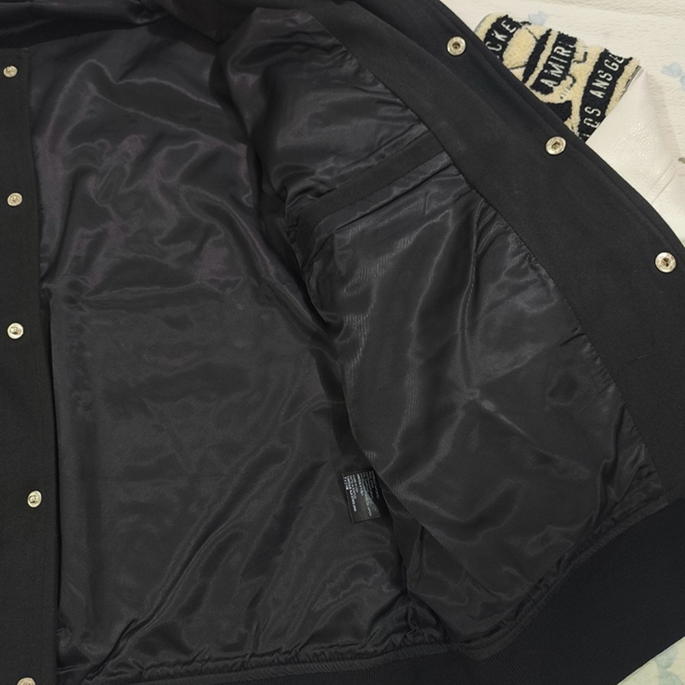 Amiri Vintage Patchwork Baseball Jacket - image 6